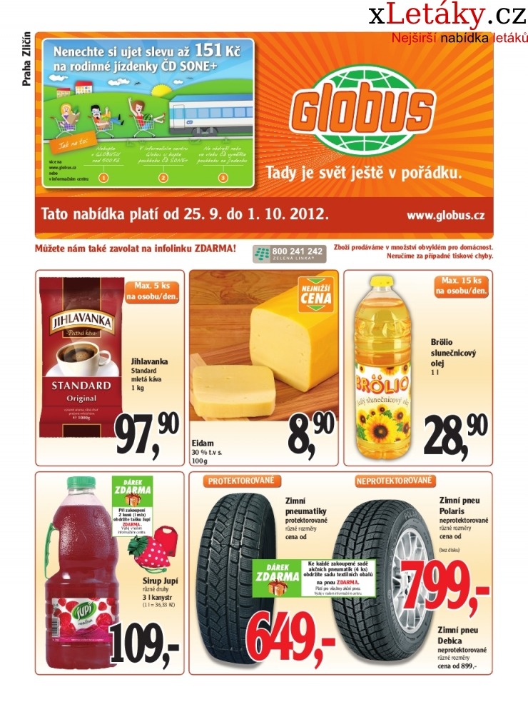 leták Globus leták strana 1 leták Globus leták strana 1