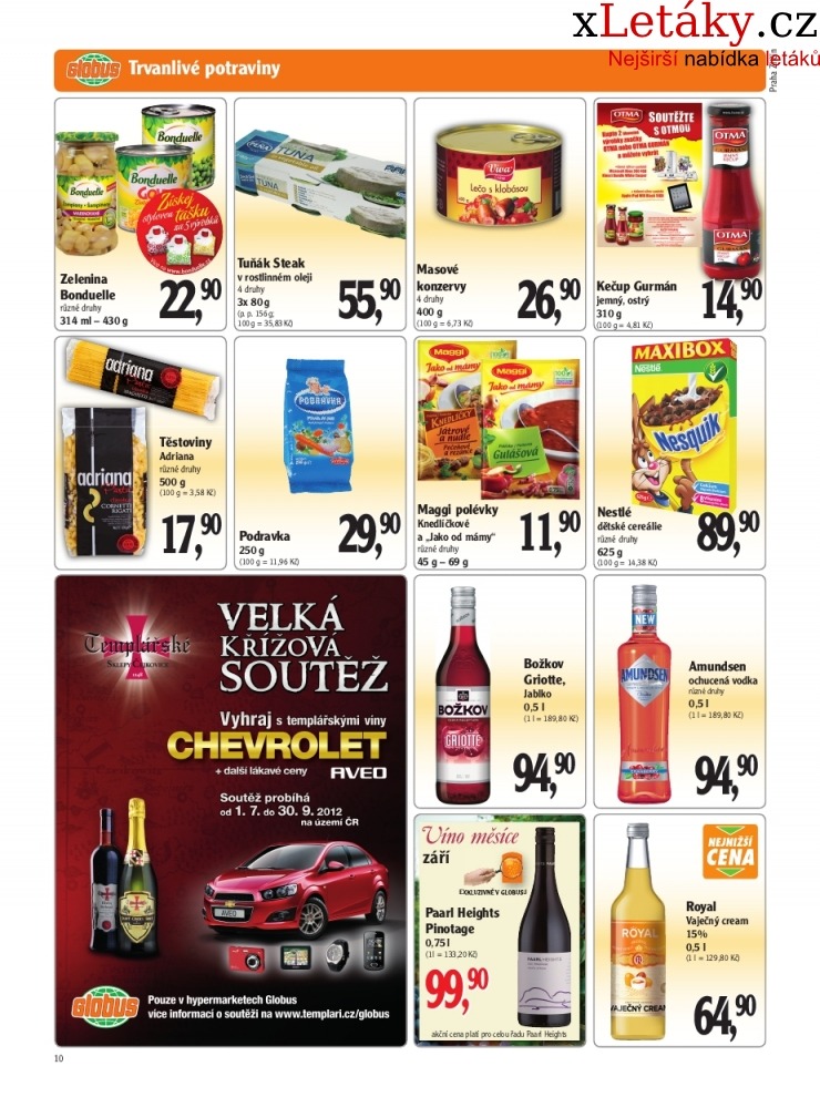 leták Globus leták strana 1 leták Globus leták strana 1