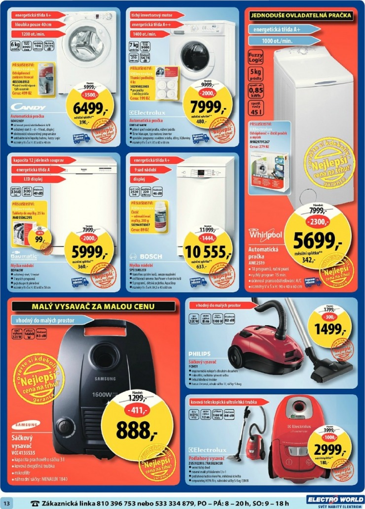 leták Electro World strana 1 leták Electro World strana 1