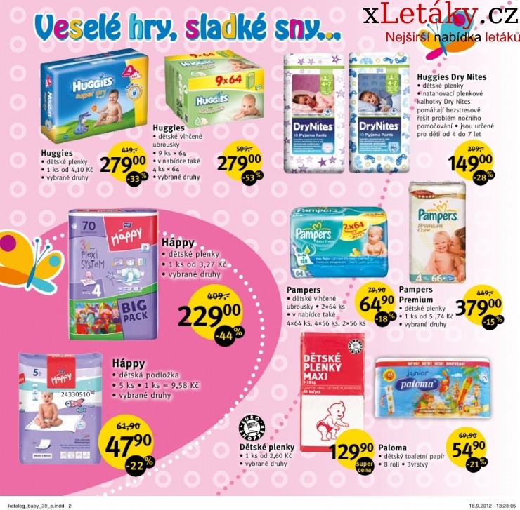 leták Albert Hypermarket - Baby akční leták strana 1 leták Albert Hypermarket - Baby akční leták strana 1