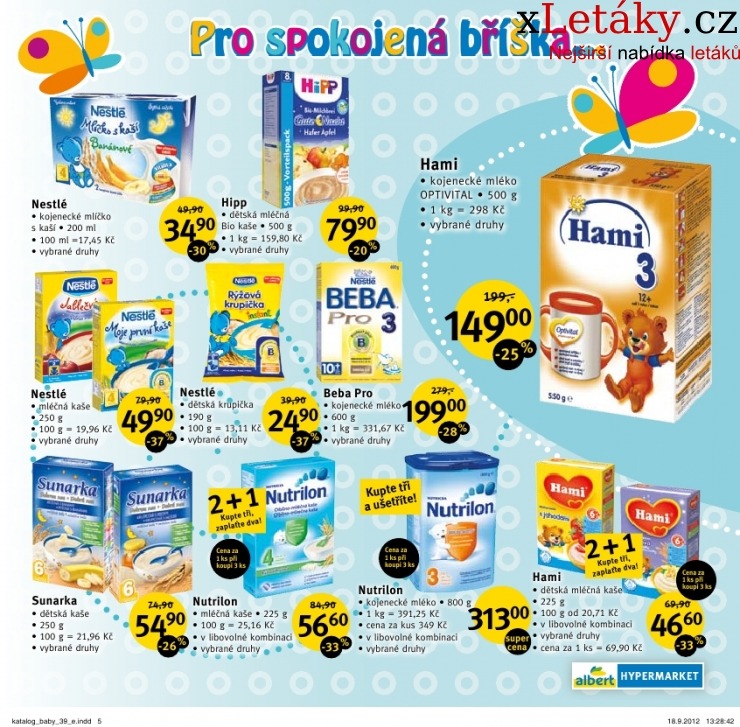 leták Albert Hypermarket - Baby akční leták strana 1 leták Albert Hypermarket - Baby akční leták strana 1