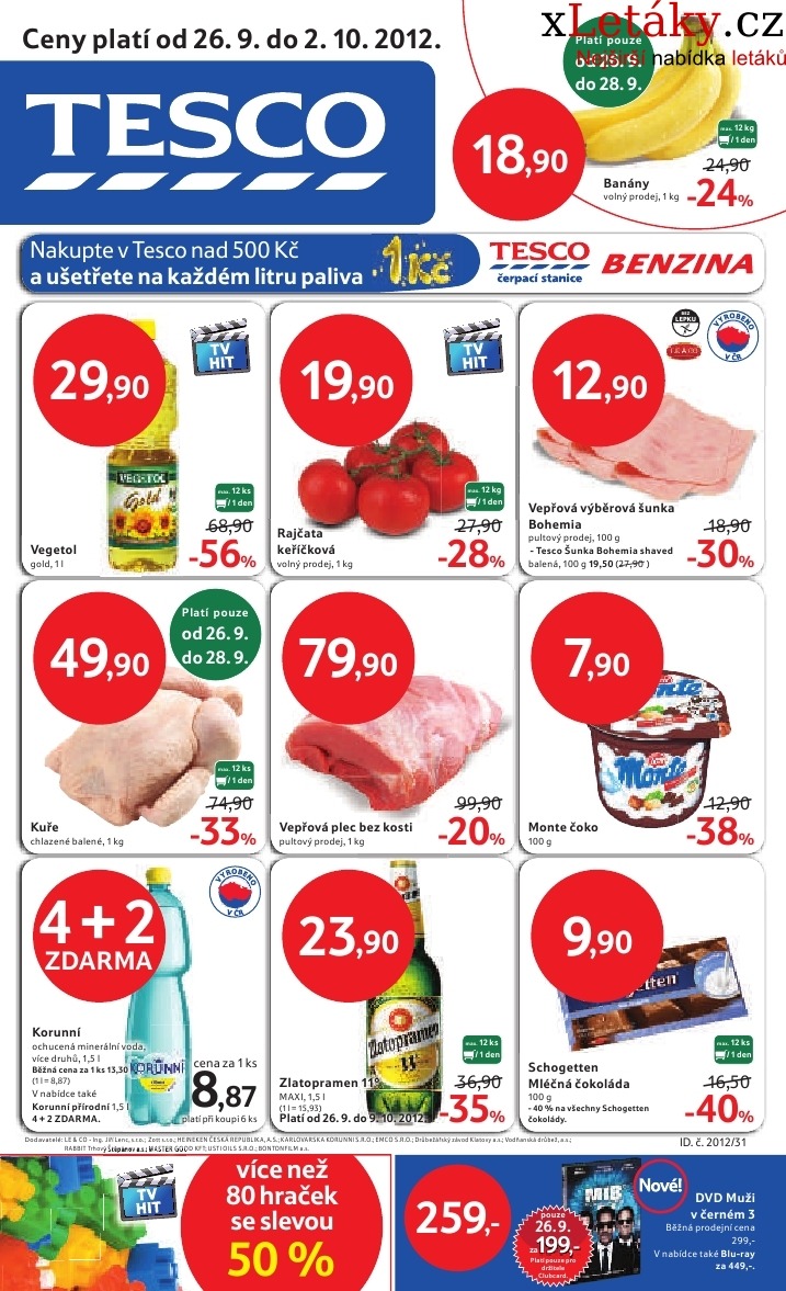 letk Tesco - velk hypermarket aktuln letk strana 1