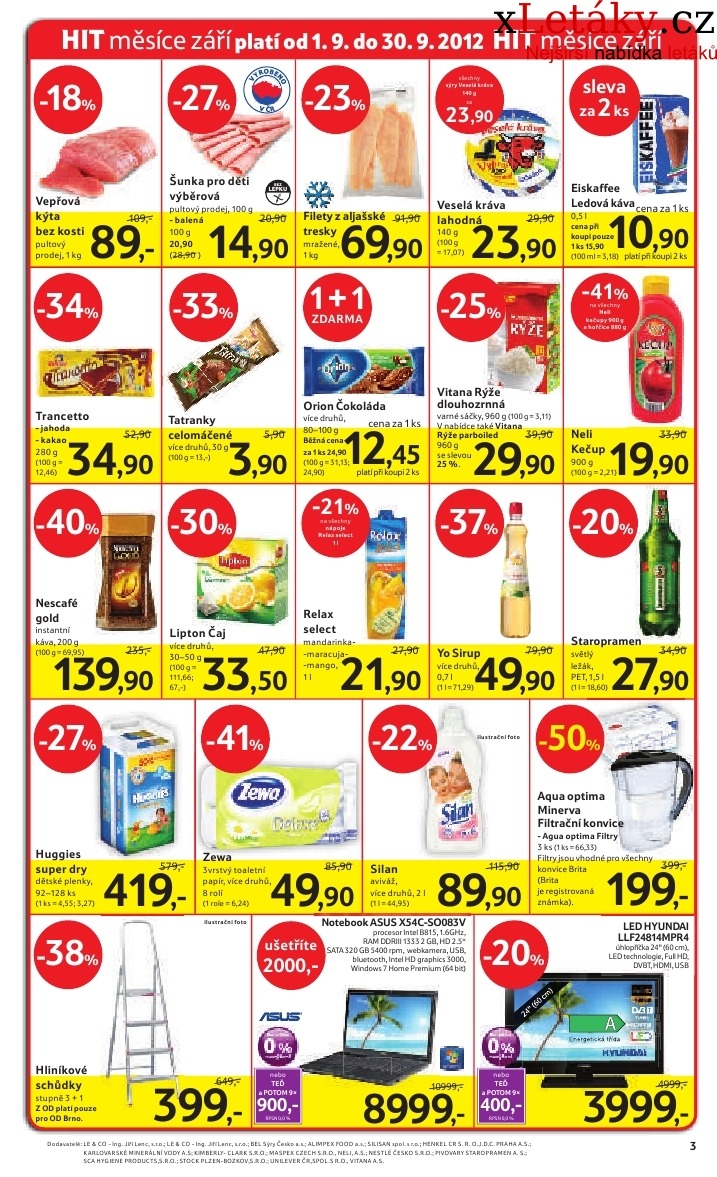 leták Tesco - velký hypermarket aktuální leták strana 1 leták Tesco - velký hypermarket aktuální leták strana 1