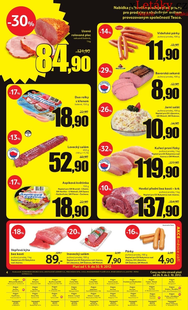 leták Tesco - expres aktuální leták strana 1 leták Tesco - expres aktuální leták strana 1
