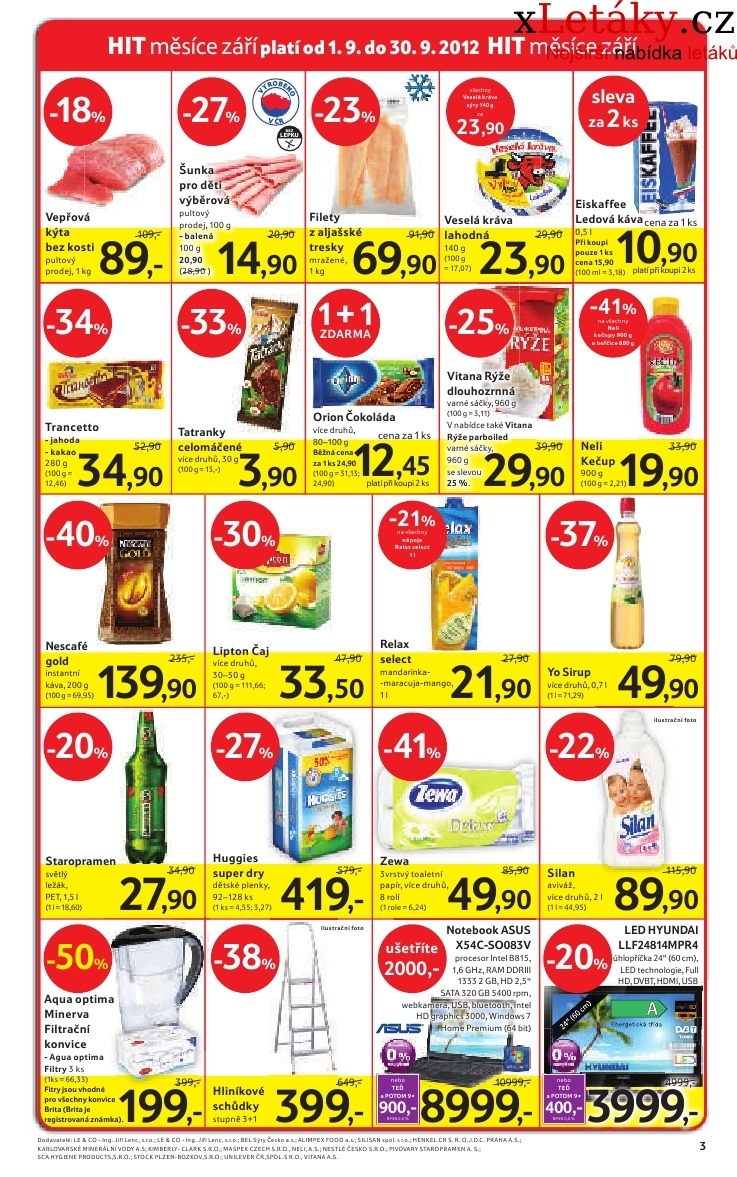leták Tesco - malý hypermarket leták strana 1 leták Tesco - malý hypermarket leták strana 1