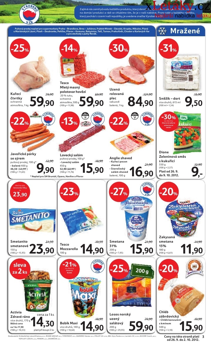 leták Tesco - supermarket leták strana 1 leták Tesco - supermarket leták strana 1