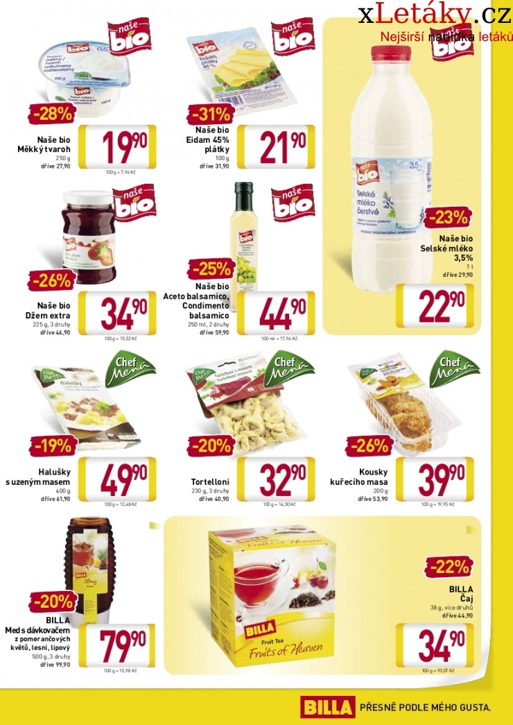 leták Billa akční leták strana 1 leták Billa akční leták strana 1