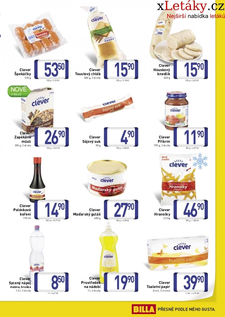 leták Billa akční leták strana 1 leták Billa akční leták strana 1