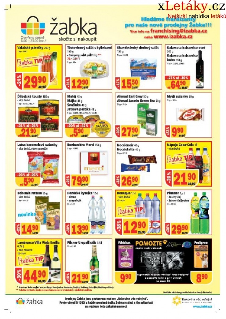 leták Žabka leták strana 1 leták Žabka leták strana 1