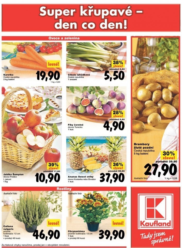 leták Kaufland strana 1 leták Kaufland strana 1
