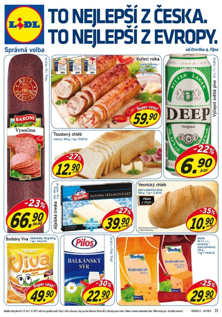 leták Lidl strana 1 leták Lidl strana 1
