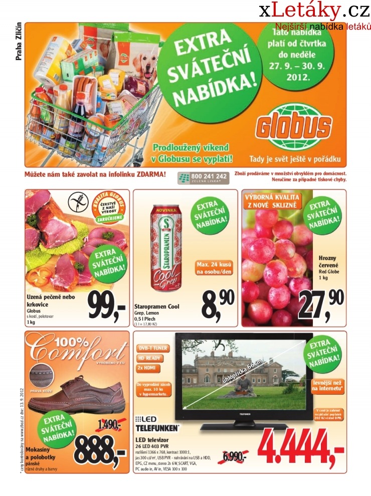 leták Globus leták strana 1 leták Globus leták strana 1