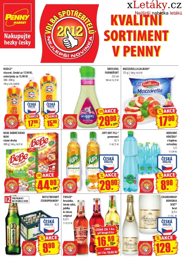 leták Penny Market akční leták strana 1 leták Penny Market akční leták strana 1