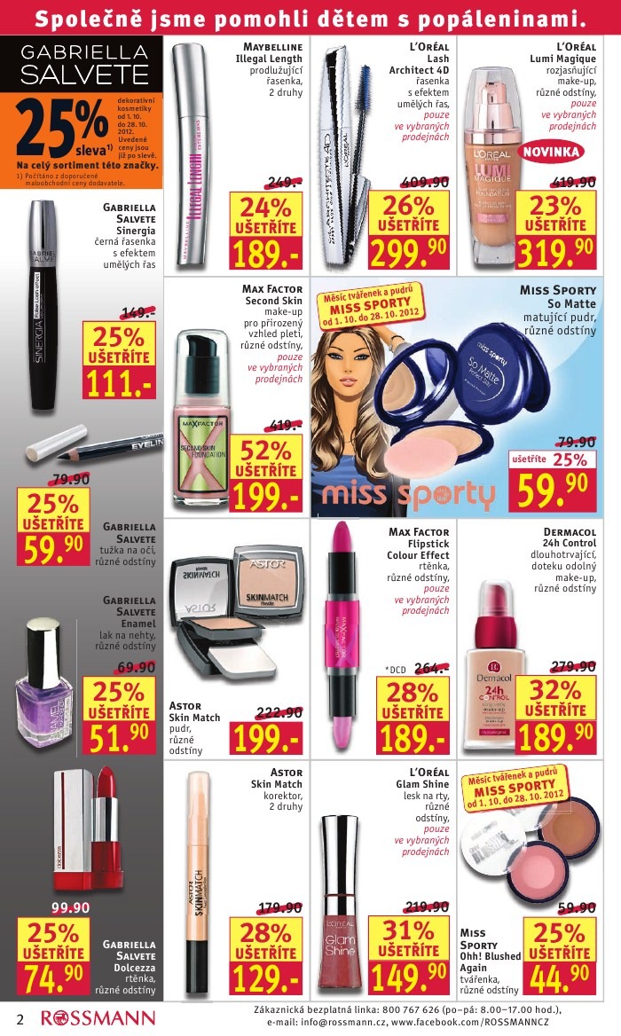 leták Rossmann strana 1 leták Rossmann strana 1