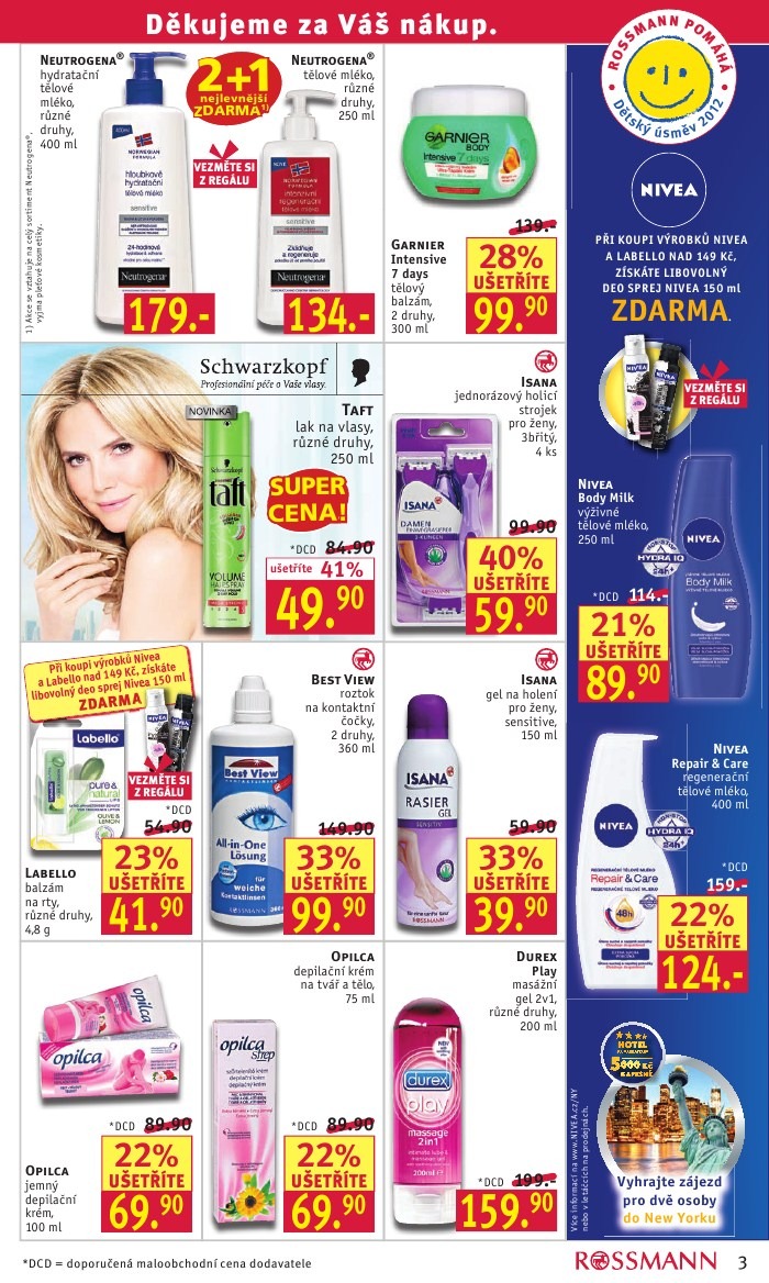 leták Rossmann strana 1 leták Rossmann strana 1