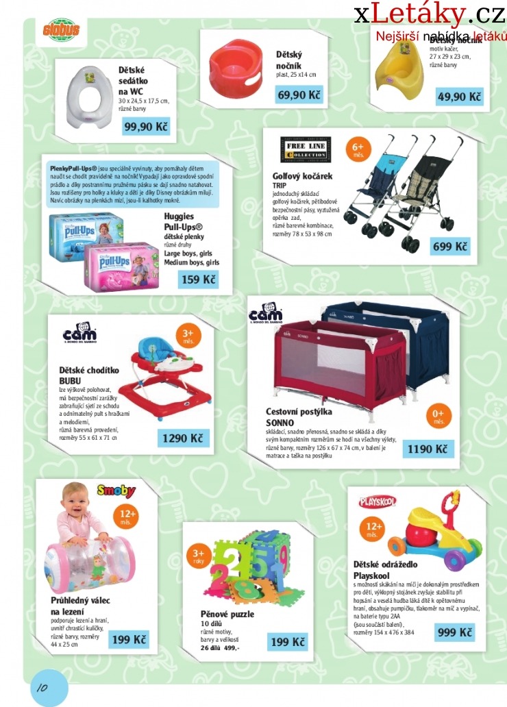 let�k Globus d�tsk� sortiment let�k strana 1