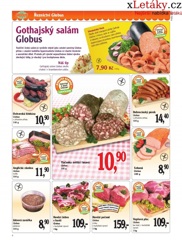 leták Globus leták strana 1 leták Globus leták strana 1