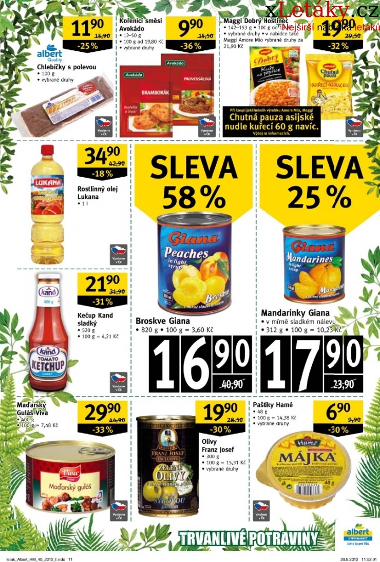 leták Albert Hypermarket akční leták strana 1 leták Albert Hypermarket akční leták strana 1