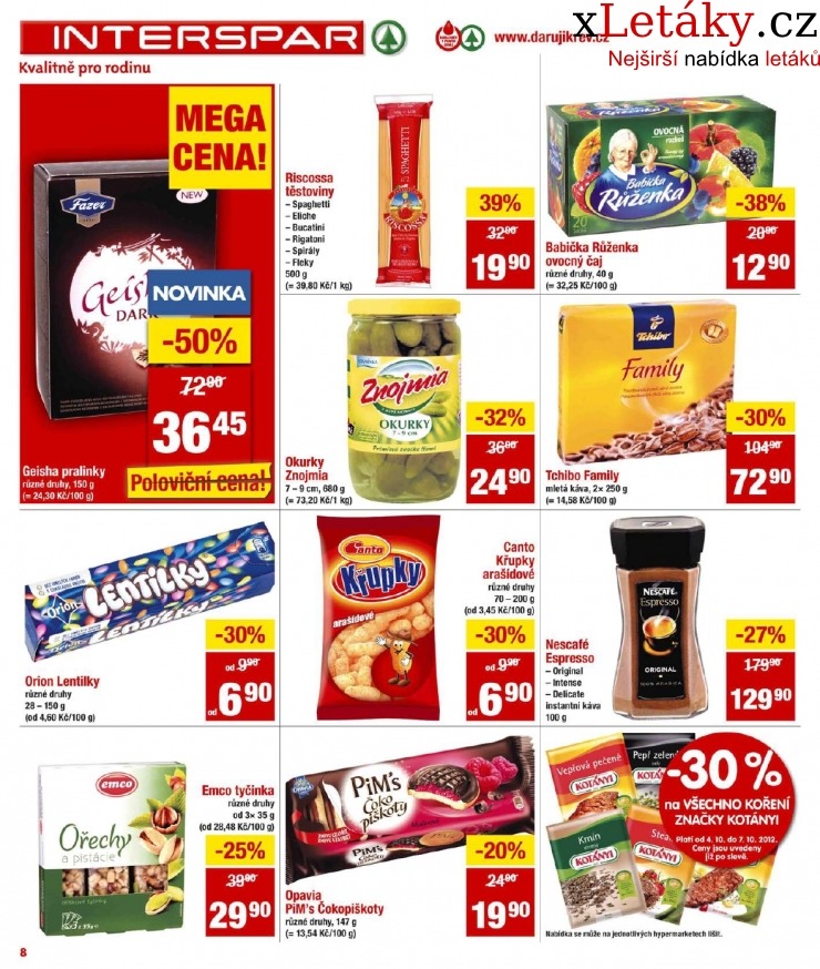 leták Interspar akční leták strana 1 leták Interspar akční leták strana 1