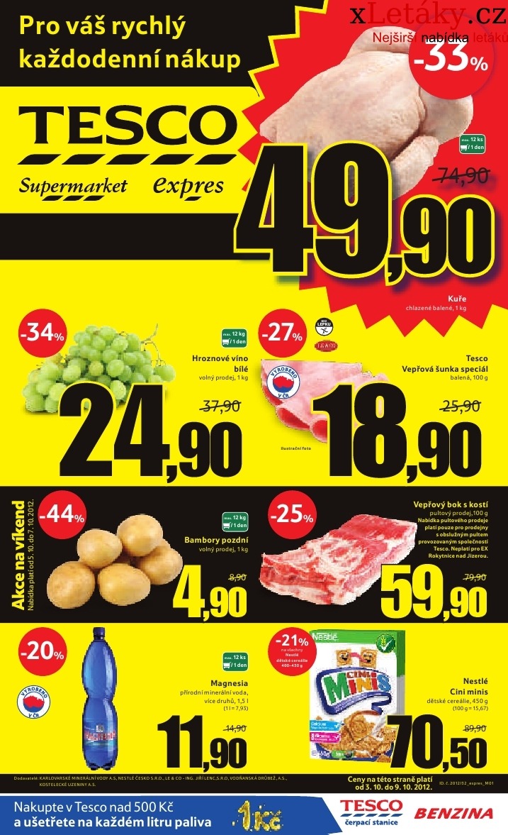 letk Tesco - expres aktuln letk strana 1