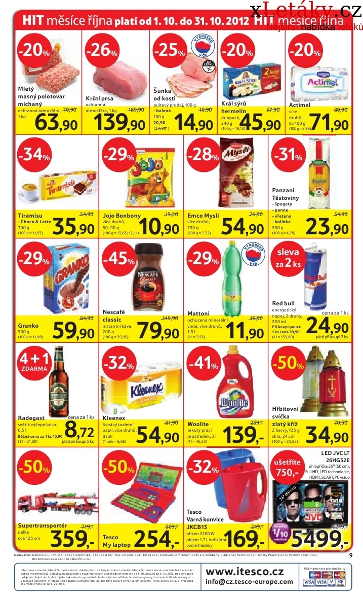 let�k Tesco - velk� hypermarket aktu�ln� let�k strana 1