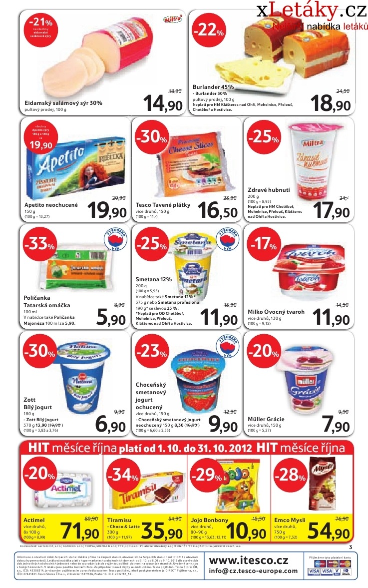 leták Tesco - malý hypermarket leták strana 1 leták Tesco - malý hypermarket leták strana 1