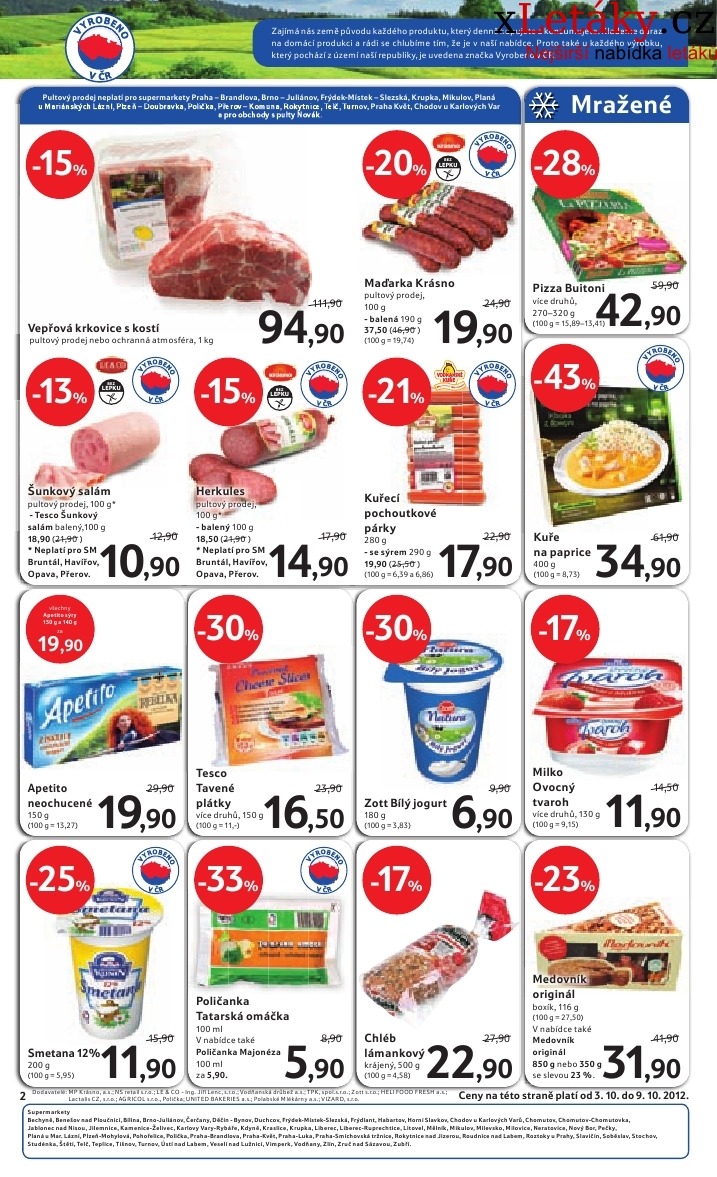 leták Tesco - supermarket akční leták strana 1 leták Tesco - supermarket akční leták strana 1