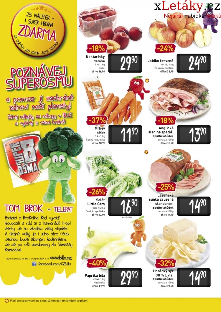 leták Billa - malý supermarket akční leták strana 1 leták Billa - malý supermarket akční leták strana 1