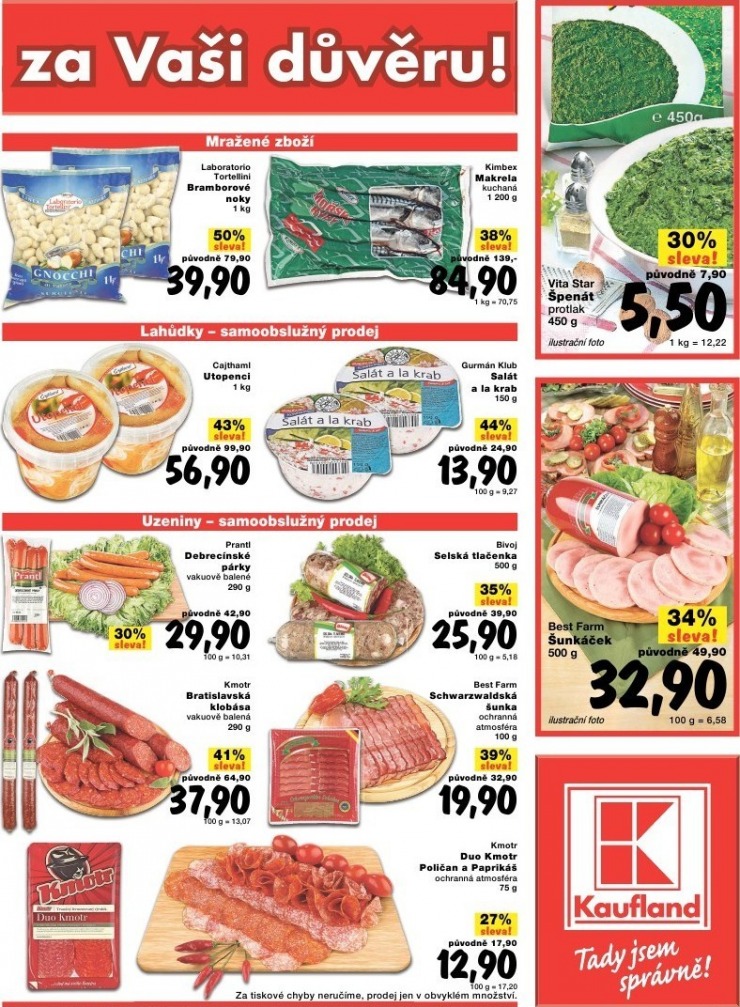 leták Kaufland strana 1 leták Kaufland strana 1
