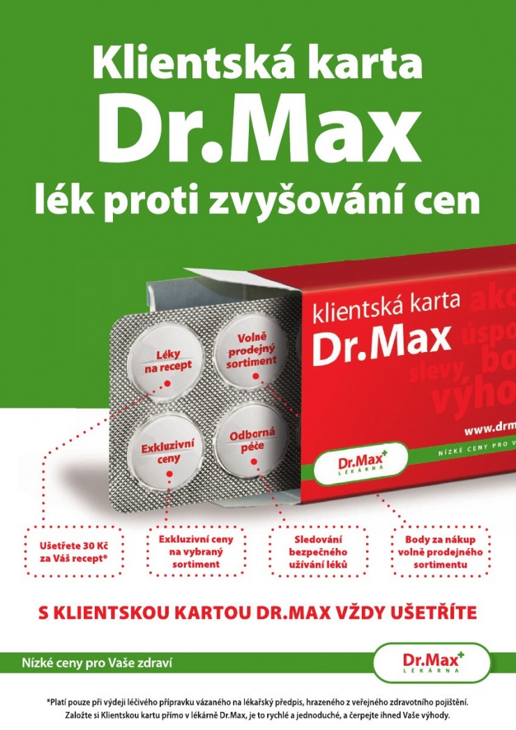 leták Dr. Max strana 1 leták Dr. Max strana 1