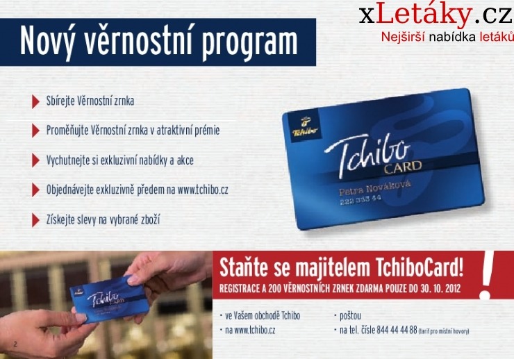 leták Tchibo leták strana 1 leták Tchibo leták strana 1