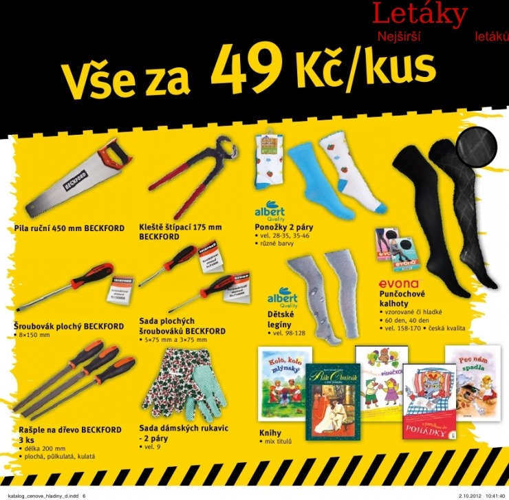 letk Albert Hypermarket - katalog letk strana 1