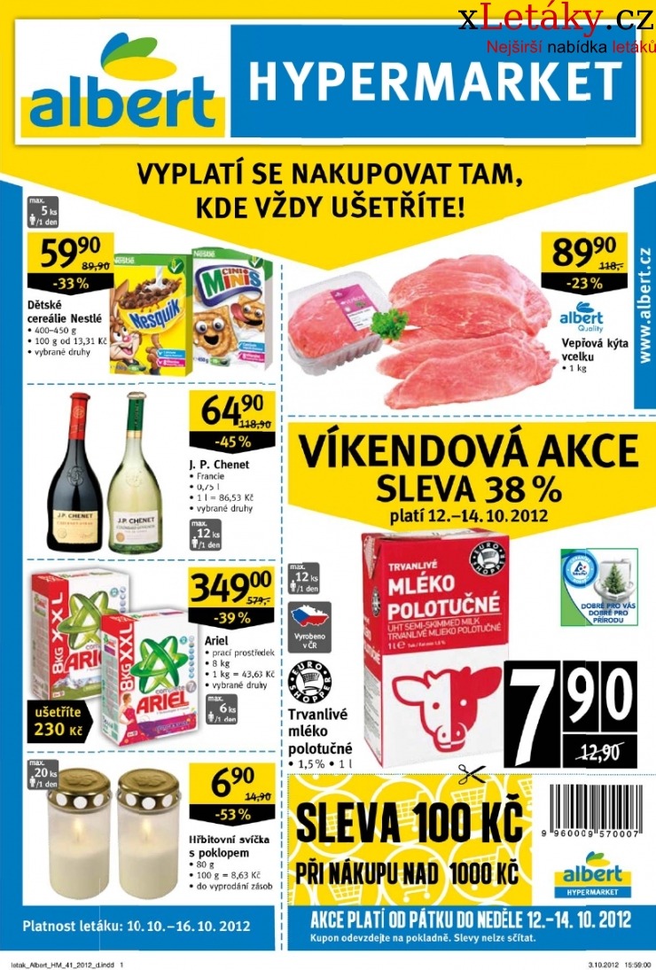 leták Albert Hypermarket akční leták strana 1 leták Albert Hypermarket akční leták strana 1