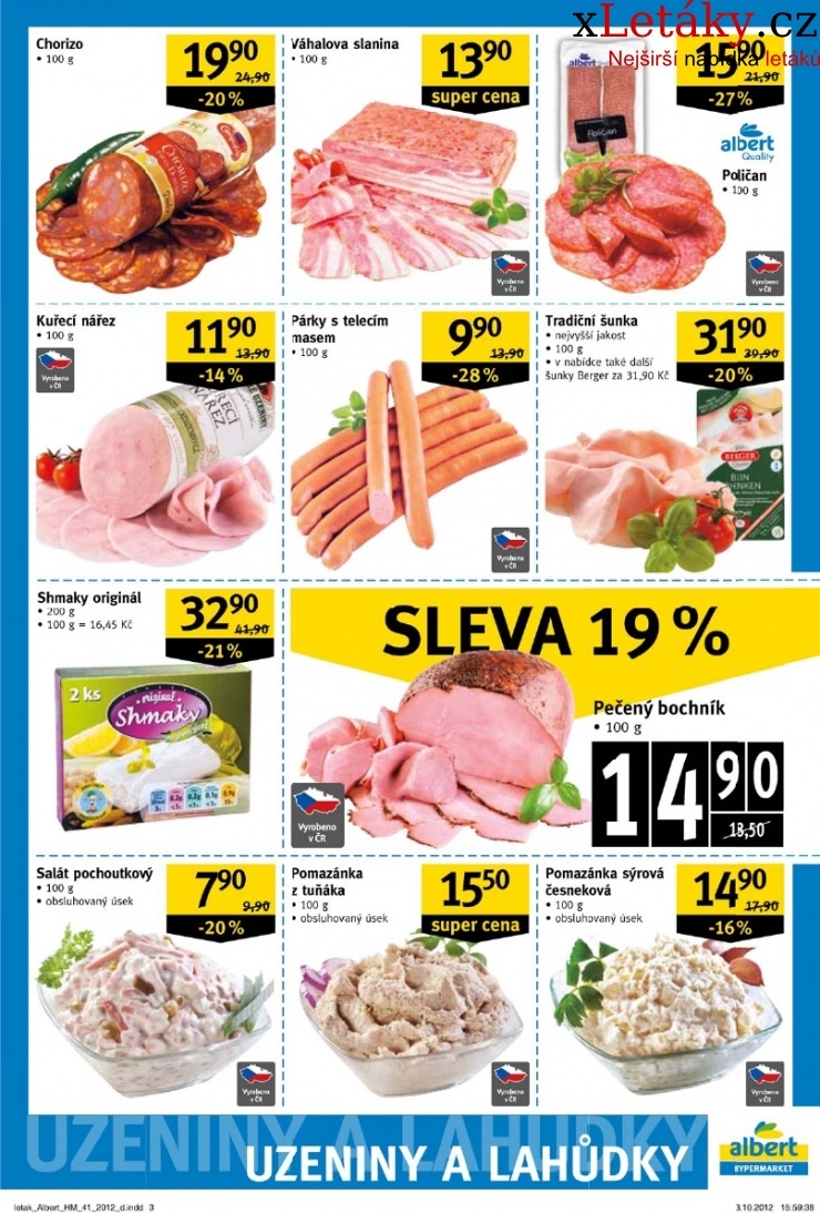 leták Albert Hypermarket akční leták strana 1 leták Albert Hypermarket akční leták strana 1