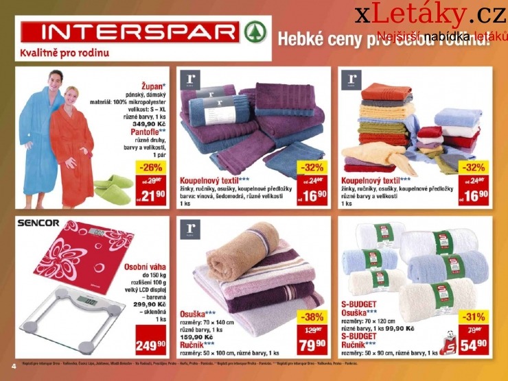 leták Interspar - ubytování akční leták strana 1 leták Interspar - ubytování akční leták strana 1