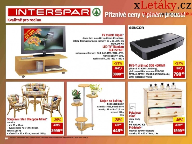 leták Interspar - ubytování akční leták strana 1 leták Interspar - ubytování akční leták strana 1