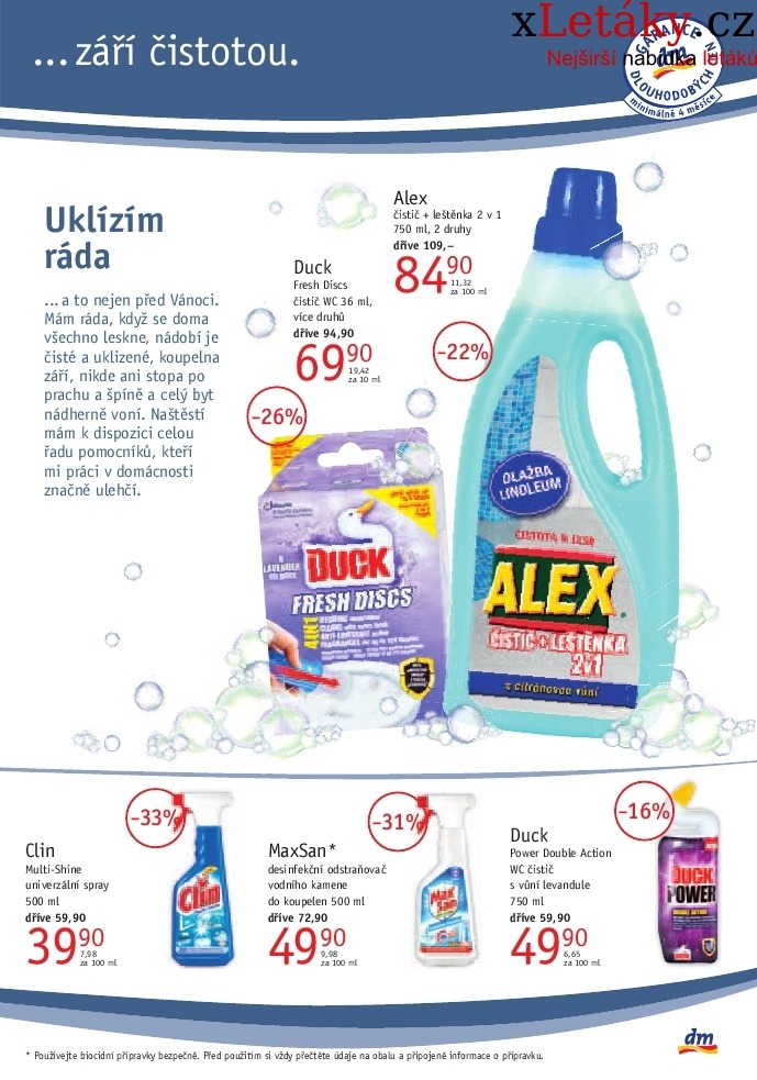 leták Dm drogerie leták strana 1 leták Dm drogerie leták strana 1