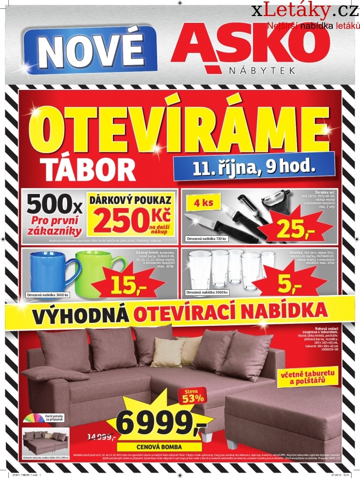 letk Asko nbytek - Tbor aktuln letk strana 1