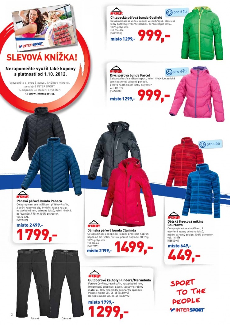 leták Intersport strana 1 leták Intersport strana 1