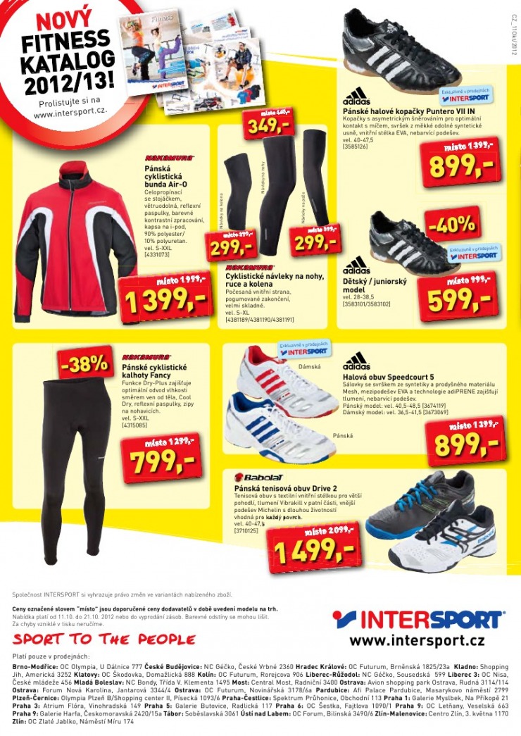 leták Intersport strana 1 leták Intersport strana 1