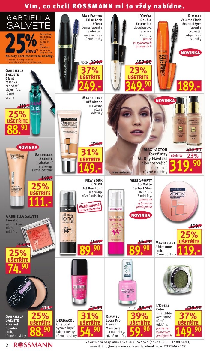 leták Rossmann strana 1 leták Rossmann strana 1