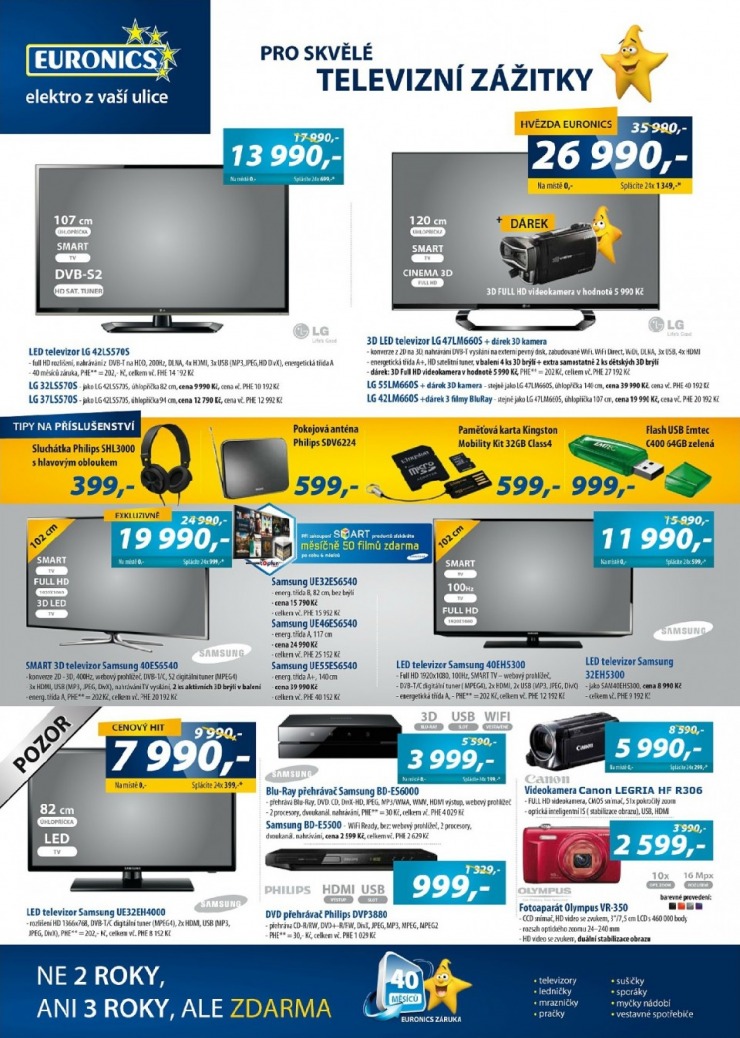 leták Euronics strana 1 leták Euronics strana 1