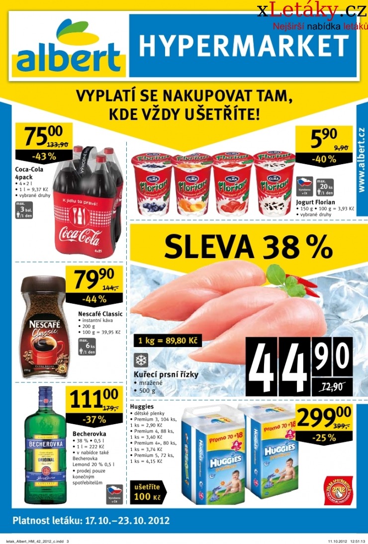 leták Albert Hypermarket akční leták strana 1 leták Albert Hypermarket akční leták strana 1