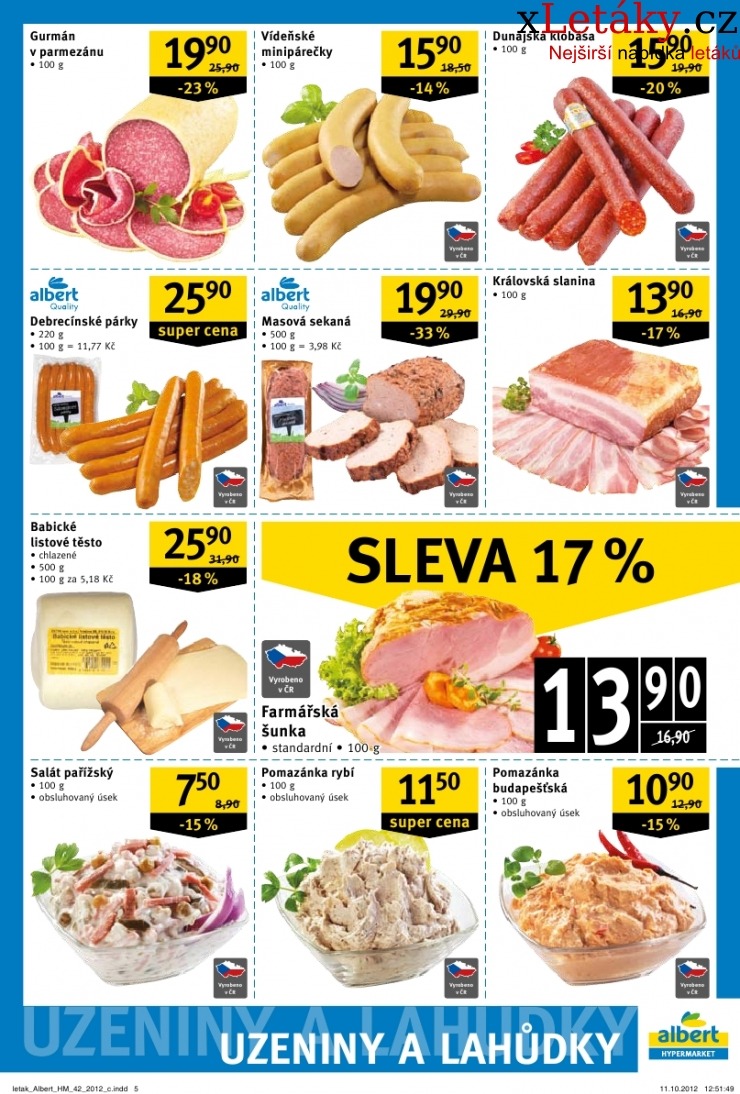 leták Albert Hypermarket akční leták strana 1 leták Albert Hypermarket akční leták strana 1