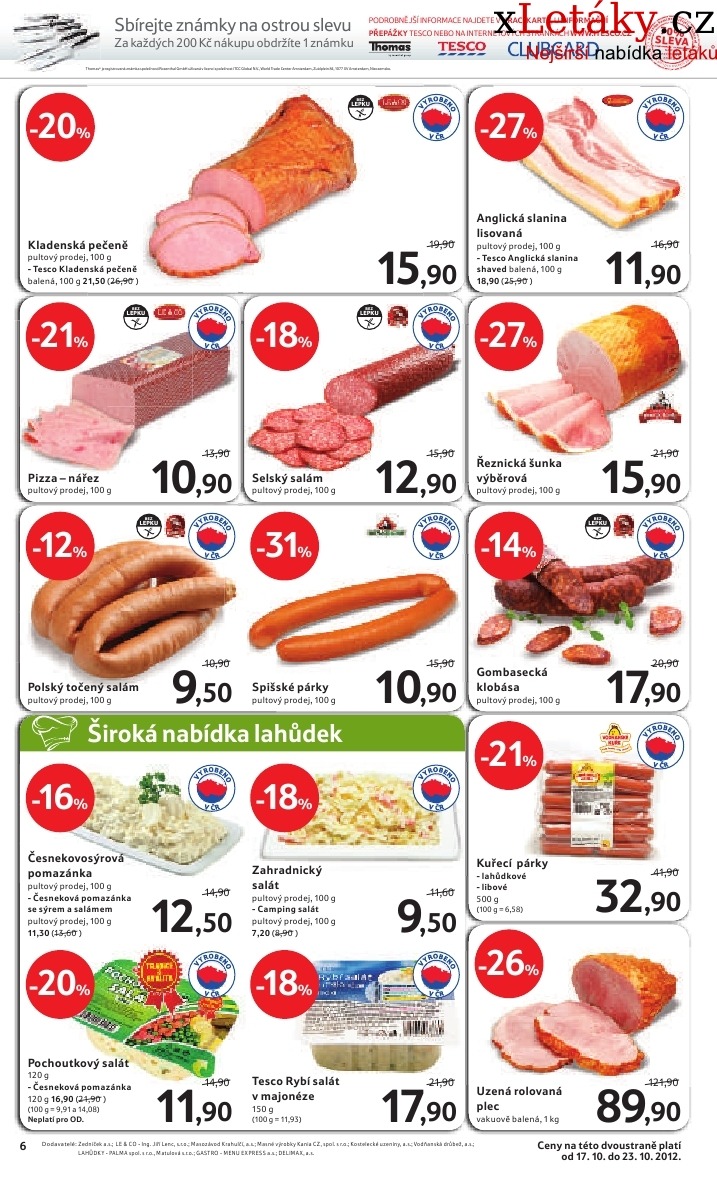 let�k Tesco aktu�ln� let�k strana 1