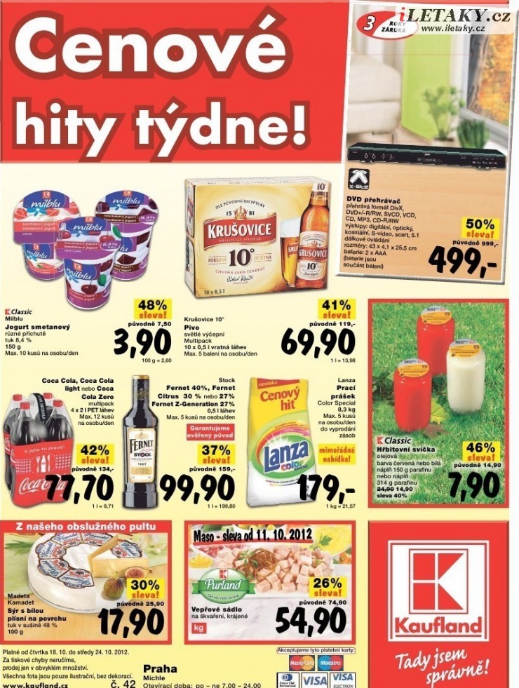 leták Kaufland strana 1 leták Kaufland strana 1