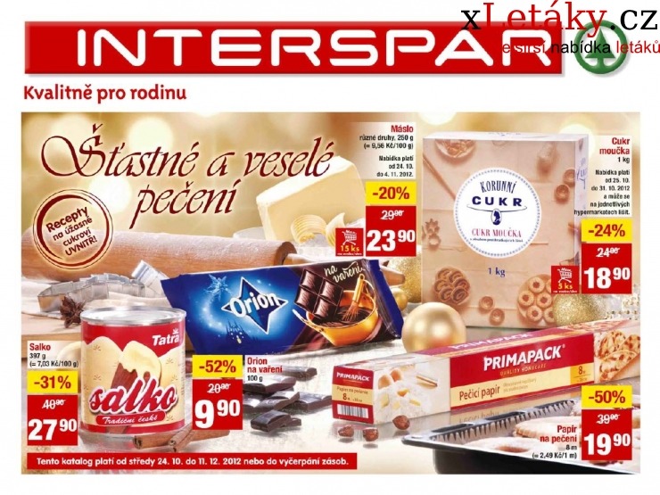 leták Interspar - pečení leták strana 1 leták Interspar - pečení leták strana 1
