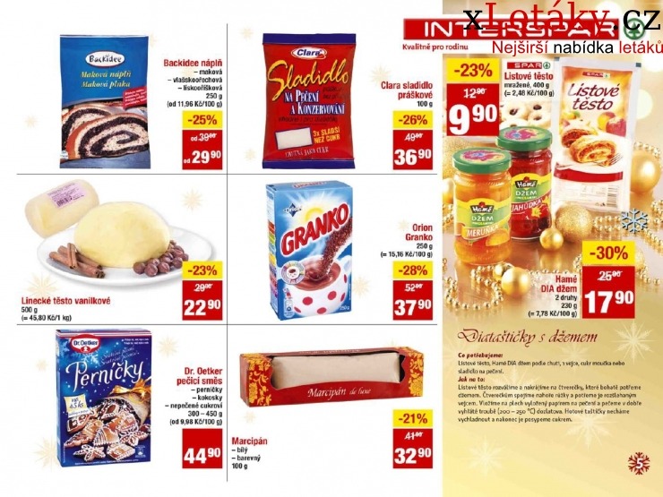 leták Interspar - pečení leták strana 1 leták Interspar - pečení leták strana 1