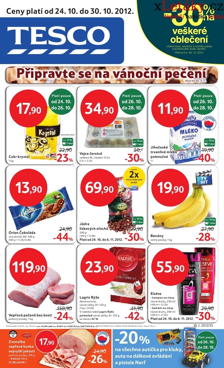 letk Tesco aktuln letk strana 1