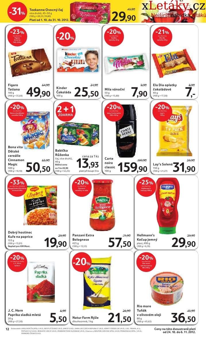 let�k Tesco aktu�ln� let�k strana 1